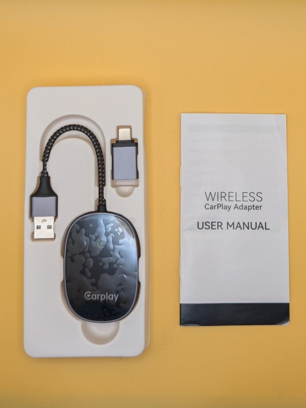 Wireless CarPlay Adapter Converts Wired CarPlay to Wireless Plug and Play